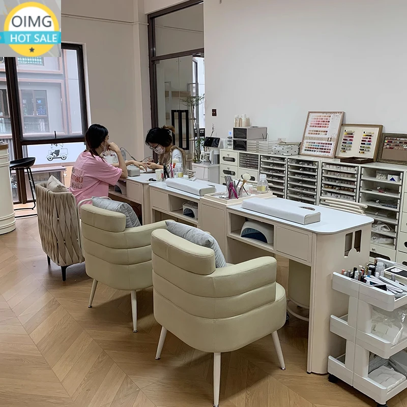 Beauty Display Design Nail Table Drawers Professional Manicurist Tables Equipment Mesa De Manicure Salon Home Furnishings