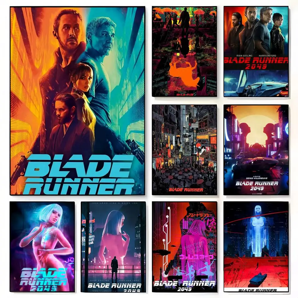 Movie B-Blade Runner 2049 Poster Decorative Wall Art for Living Rooms, Bedrooms, Bars & Cafés, Stylish Home Décor Gift