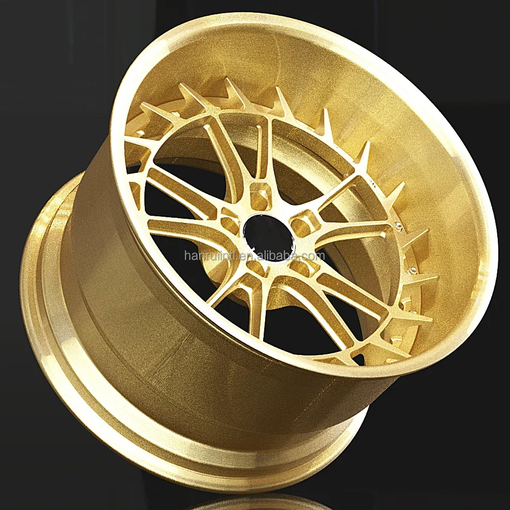 deep dish rims 20inch 20X10.5inch Aluminum alloy forged wheels gold color 5X112 for benz amg gt