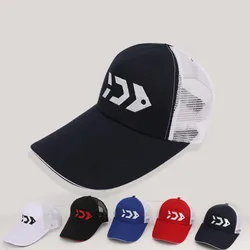 2Pcs Outdoor Breathable Fishing Cap, Mesh Sun Protection, Duck Tongue, Fishing Hat for Men, Sport Fishermen Baseball Hat
