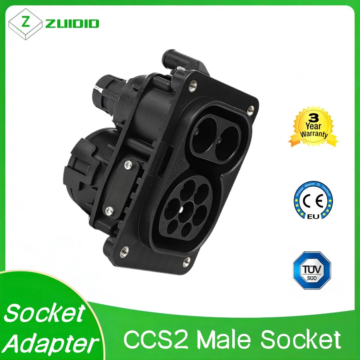 

Electric vehicle side CCS combo 2 Inlet /Receptacle / Socket Combined Charging System 62196-3 Electric Car Chargin