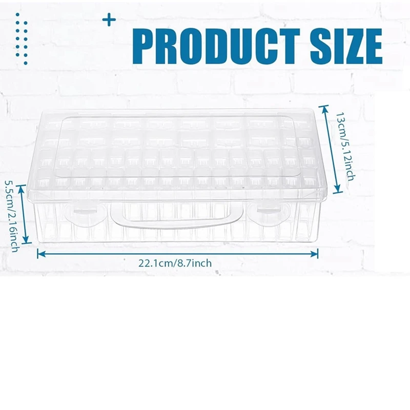 

Storage Organizer 48 Slots Seed Storage Organizer in 2 Sizes with Label Stickers, Portable Seed Container Box