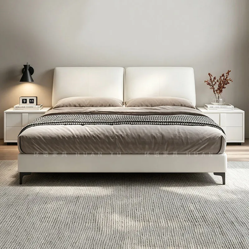 Loft Double Bed Frame Wooden Design European Beauty Safe Sleeping Luxury Bed Princess Girls Letto Matrimoniale Home Furniture