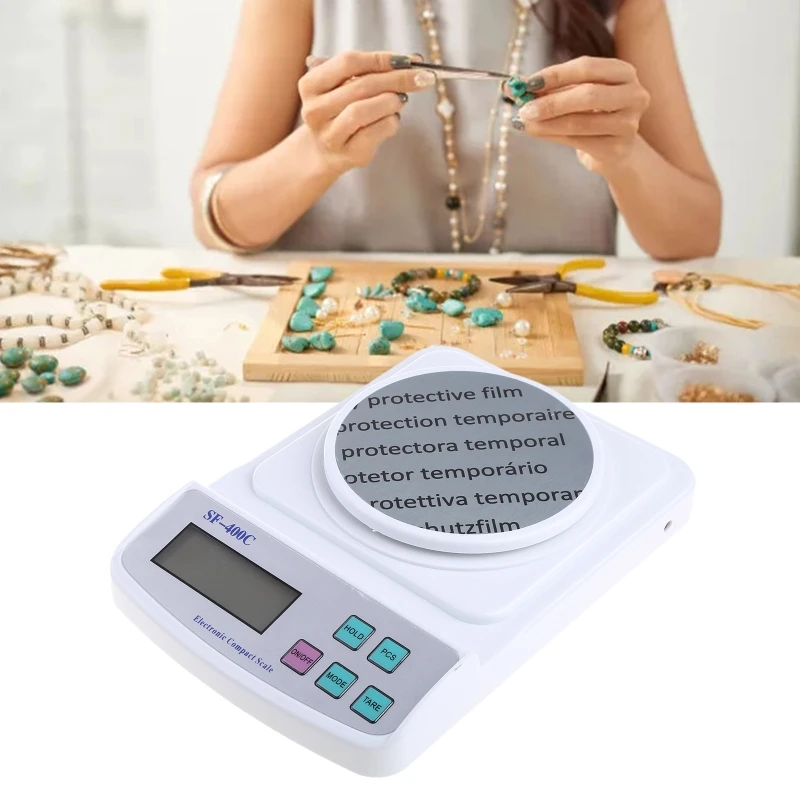 Digital Lab Scale 500g x 0.01g Precision Electronic Scale LCD Display Analytical Balance Jewelry Scale Scientific Scale 367D