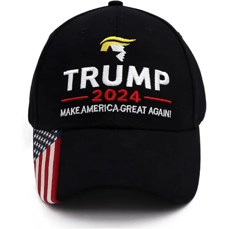 

MAGA Trump 2024 Hat Embroiderd Make America Great Again Slogan USA Adjustable Baseball Cap