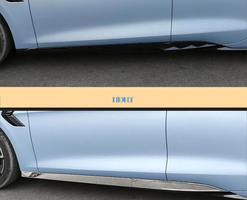 For BYD Atto 4 Seal 2022 2023 Car Styling Side Door Trim Strip Body Moulding Protection Skirt Hemline Frame Sticker Accessories