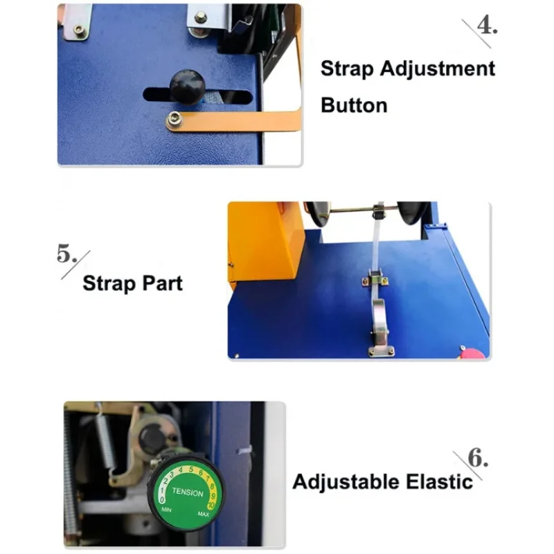 Factory Direct Threading - PP PET Tray Strap Bale Carton Semi Automatic Pallet Strapping hine