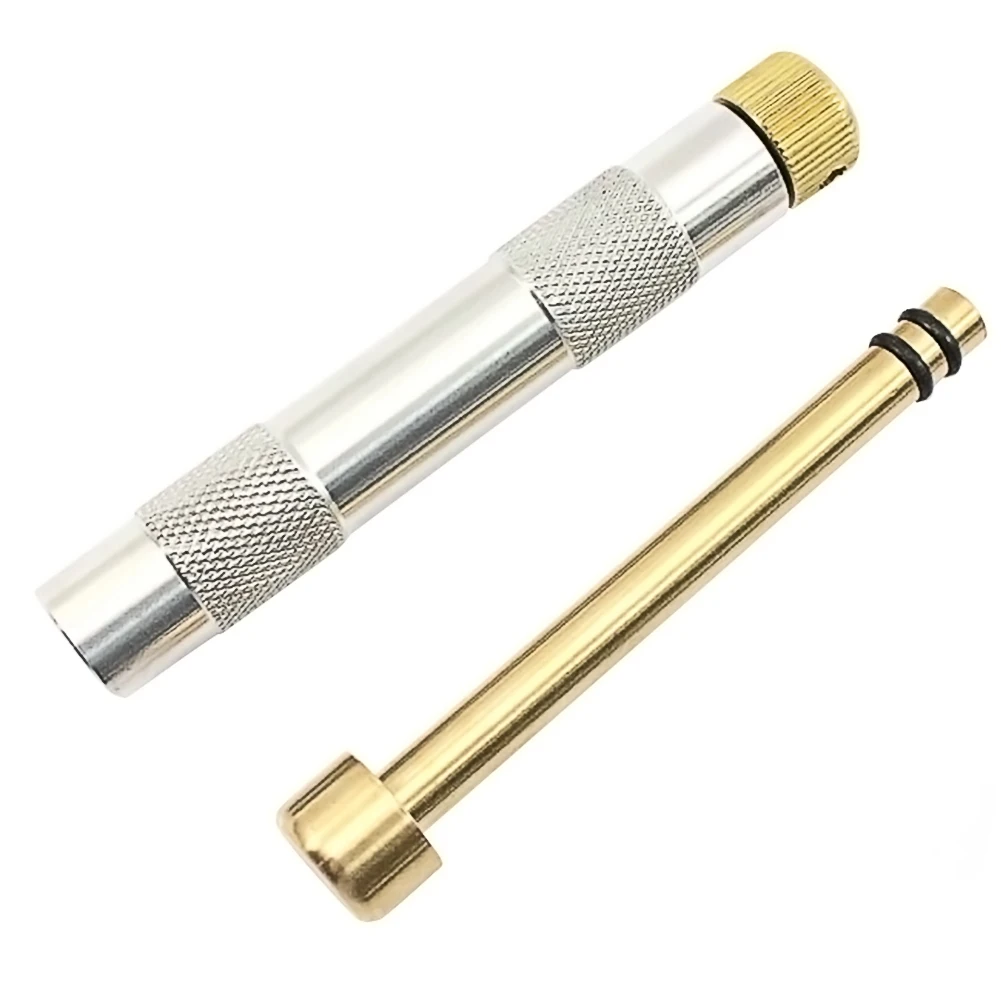 Brass Fire Starter Tube Practical Compression Fire Making Tools Durable Camping Ignition Piston Survival Tool Camping Equipment