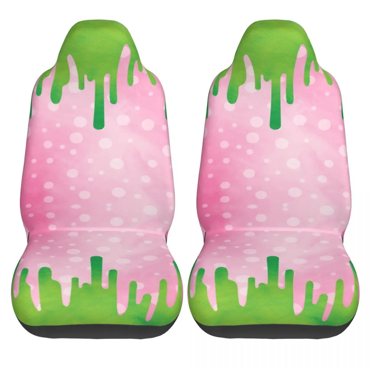 Kawaii Strawberry Drip Fruits Universal Car Seat Cover Waterproof Travel Seat Covers Polyester Fishing