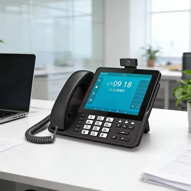 High Quality 4G Wireless SIP/VOIP Telephone SIP for Office Business Hotel 4G LTE WiFi 1000 Gigabit POE Android SIP Phone
