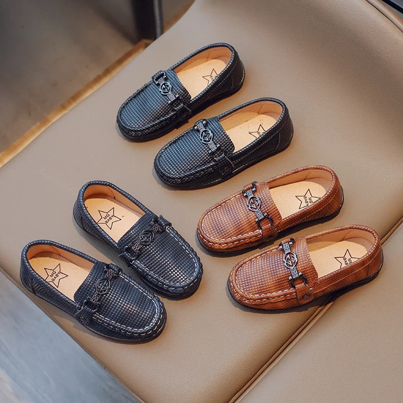 

Leather Shoes Kids Loafers Casual for Boy Kid Shoe for Girl Soft Soled Shoes Leather Shoe for Kid Girls