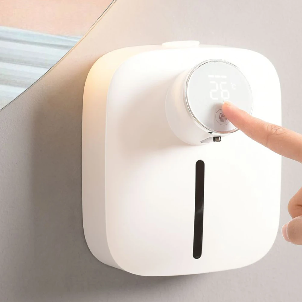

-Mounted Touchless Foaming Dispenser Rechargeable Automatic Soap Device For Bathroom Hotel Toilets Adjustable