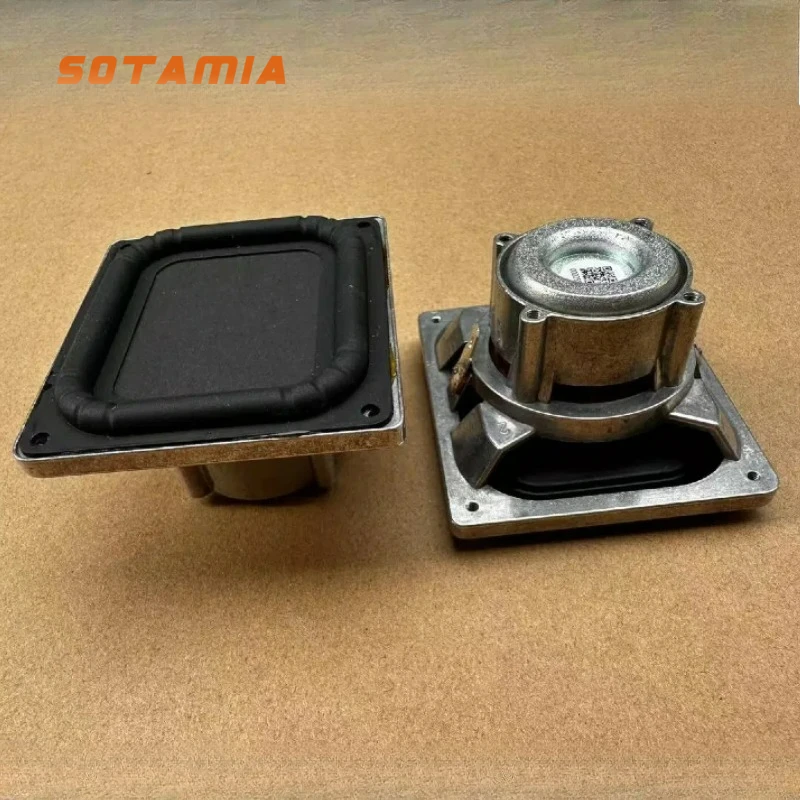 

SOTAMIA 2 шт. 78x68 мм оригинальный высококачественный прямоугольный полнодиапазонный динамик с плоской панелью 4 Ом 15 Вт встроенный лоток из алюминиевого сплава