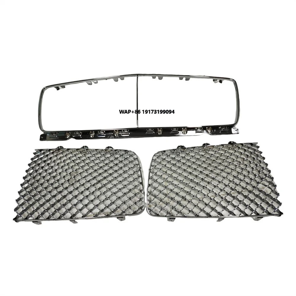 

2021, для Continental GT, антиблокировочная тормозная система, решетка переднего бампера, оригинальная хромированная сетка, полипропилен OE