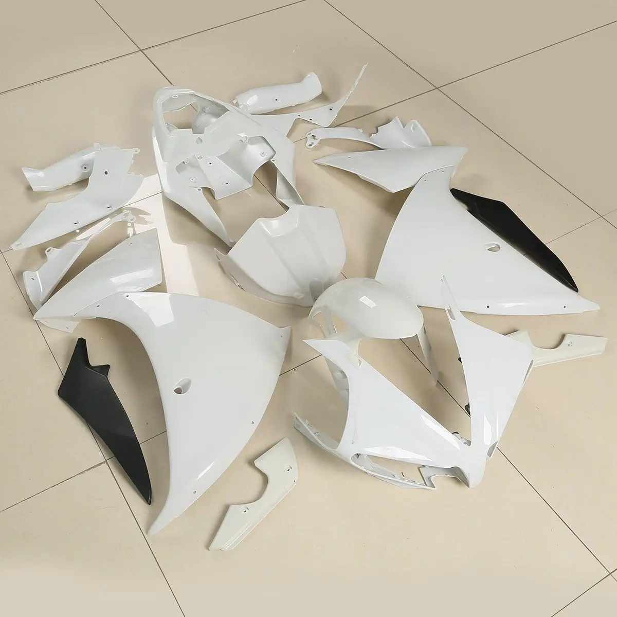 Yamaha YZFR1 YZF-R1 2012-2014에 맞는 도색되지 않은 인젝션 페어링 키트 차체