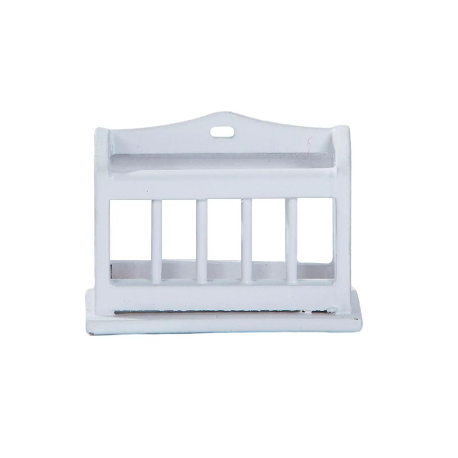 1:12 Dollhouse Bookshelf Model Decorative Miniature Newspaper Stand Life Scene Display Toy Study Room Ornaments