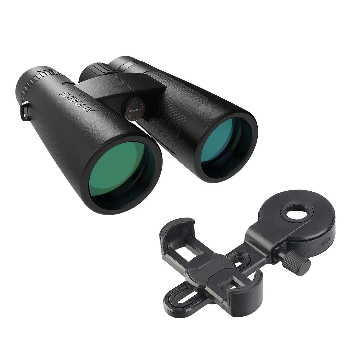 Svbony SV202 Verbeterde ED-verrekijker met adapter en statief 8x32/8x42/10x42 breed gezichtsveld voor foto-opnamen Vogels kijken