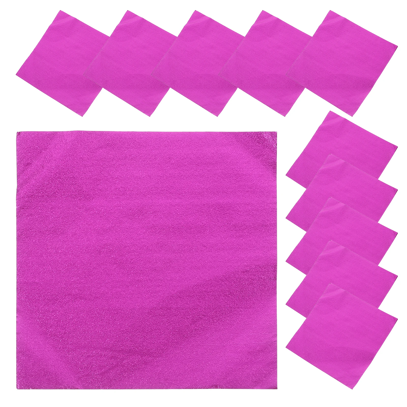 

100Pcs Chocolate Wrapper Foil Candy Wrapping Paper for DIY Sweets Caramel Muffins Party Favors Elegant Aluminum Protection