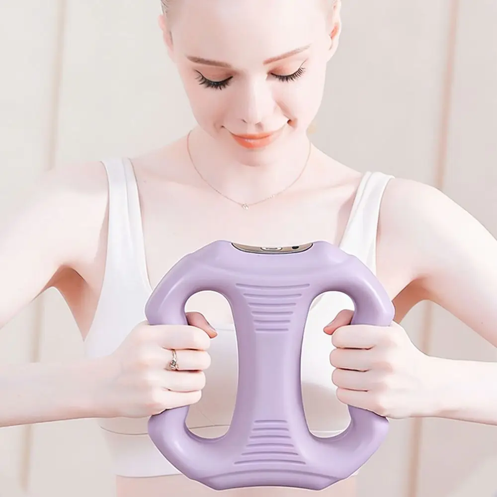 Portable Fascia Massage Ring USB Charging Cordless Electric Body Massage Machine Adjustable Speed with Belt