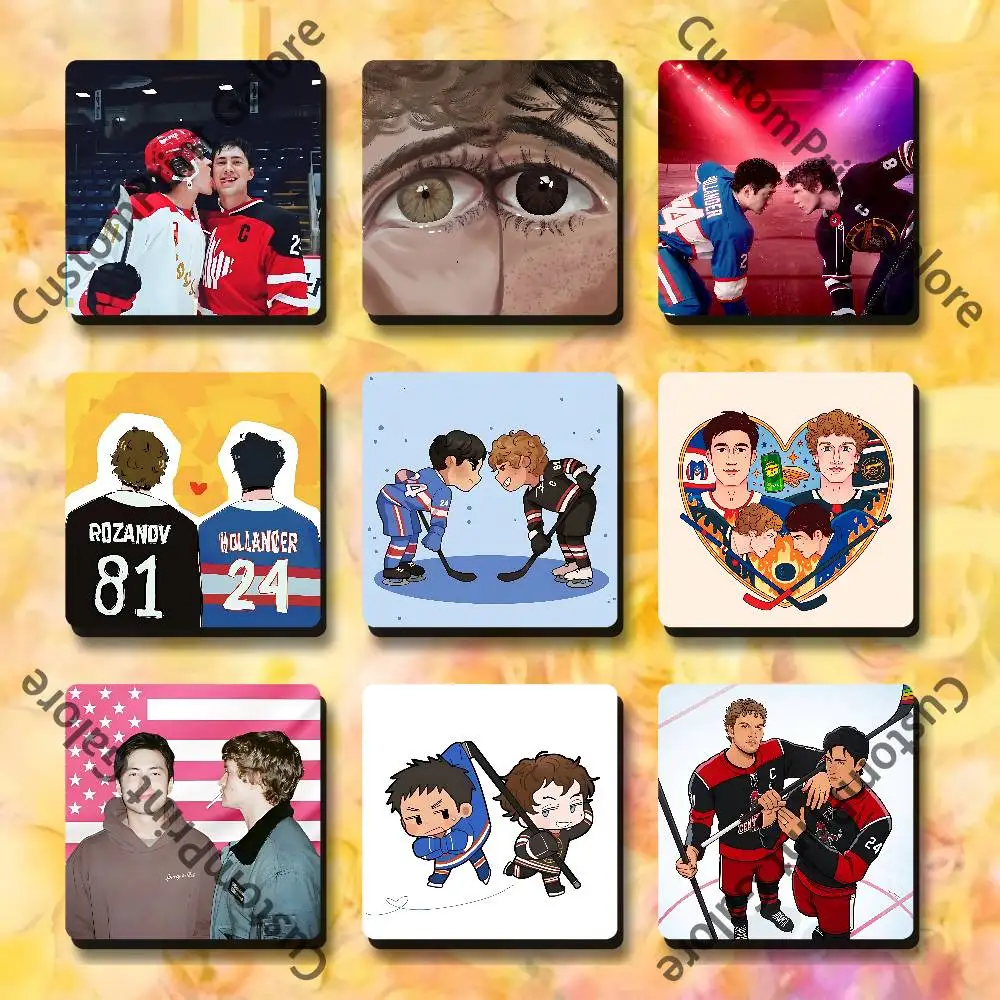 

H-Heated R-Rivalry Soft Magnetic Refrigerator Magnets Personality Decorations Creative Gifts