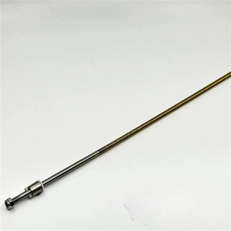 4.76mm Titanium Coated Flex Shaft 350mm, One-Piece Drive Shaft for RC O-Tunnel Hull Racing Boat, Propeller Assembly