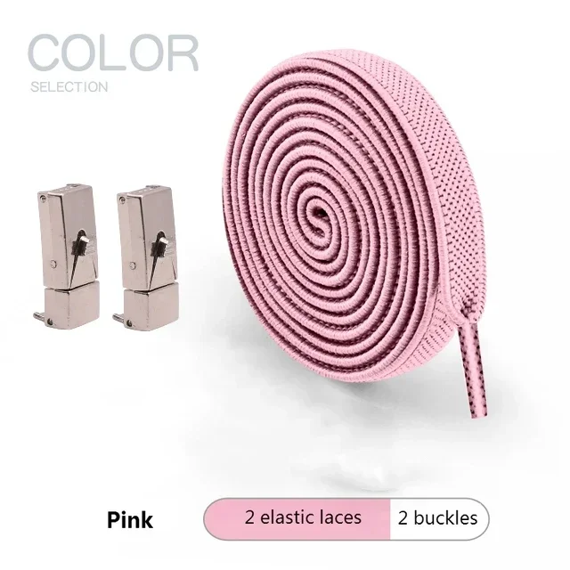 Press-Lock-Schnürsenkel ohne Binden, 8 mm breit, flache elastische Schnürsenkel für Damen-Sneaker, schnürlose Schnürsenkel für Schuhzubehör – Detail 26