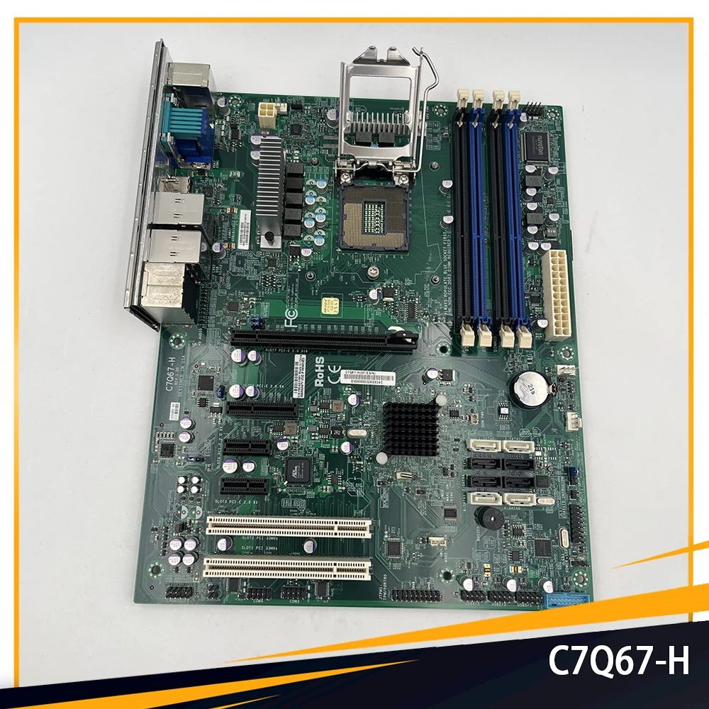 C7Q67-H Desktop Motherboard For Supermicro 2nd Generation i3 i5 i7 Series LGA1155 DDR3-1333MHz