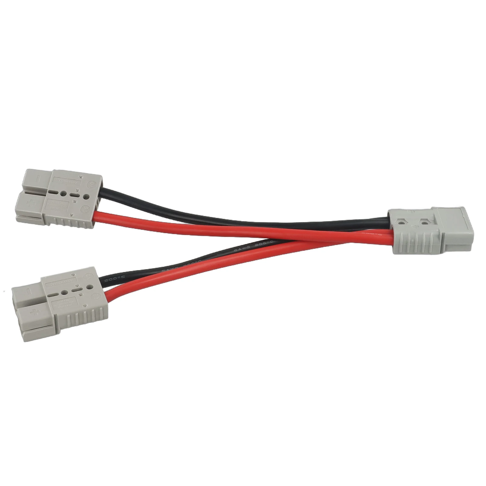 

To Dual Y Adapter Plug Connector For Anderson Plug RVs 120A 6AWG Automotive Cable Connect Devices For Anderson Plug