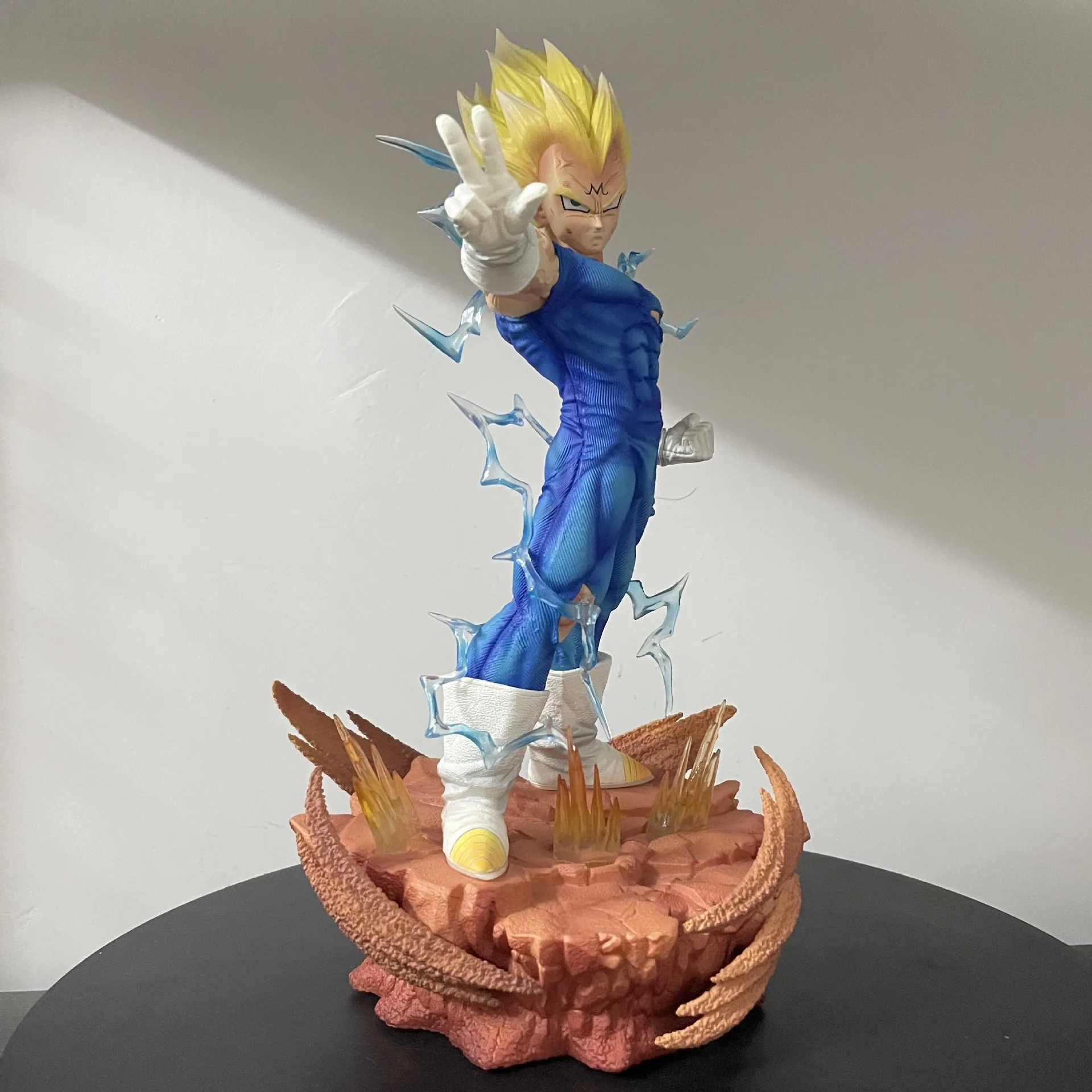 Figura del equipo de Dragon Ball Infinite Demonize Vegeta de 31,5 cm, modelo Gk, colección de estatuas, decoración de escritorio, juguetes de adorno, regalos