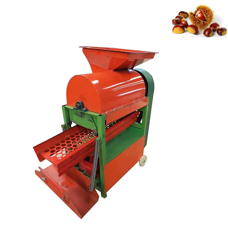 Agricultural small household chestnut peeling machine, original chestnut special shelling machine, hazelnut chestnut shelling