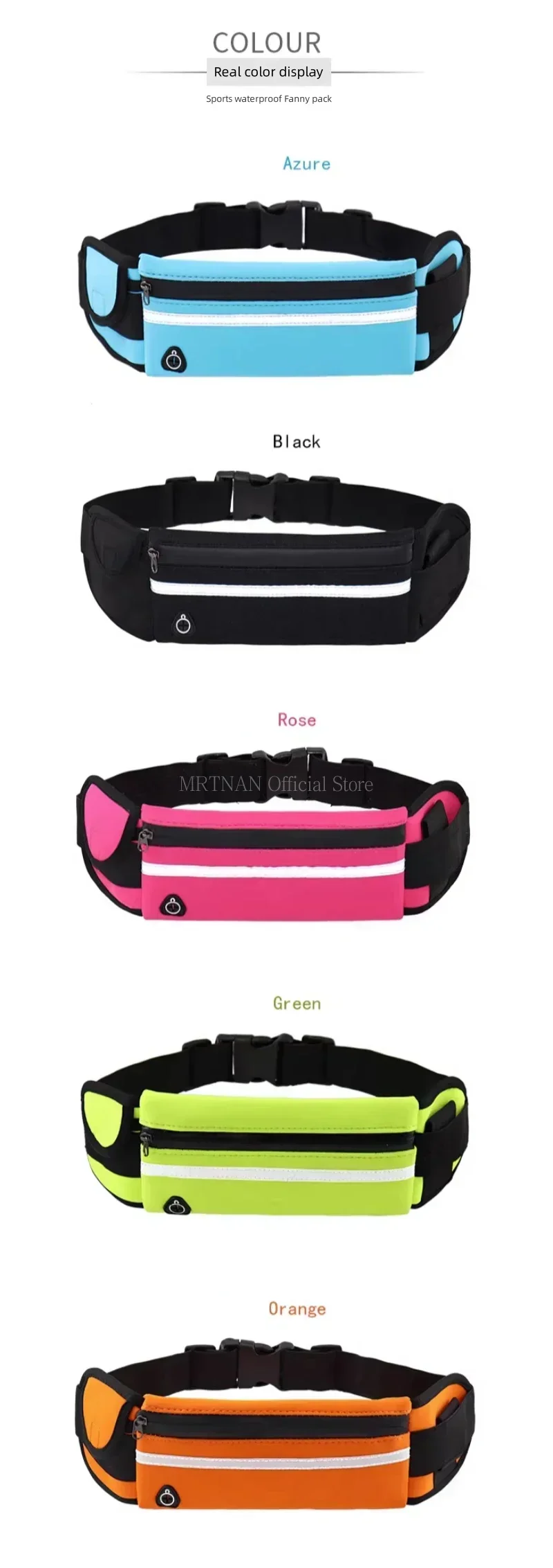 1 Stück Laufgürteltasche, Hüfttasche für Damen, Gürteltasche für Herren, Sporttasche, Handytasche, Fitness-Lauf-Handytasche, Jogging- und Fahrradtasche – Detail 3