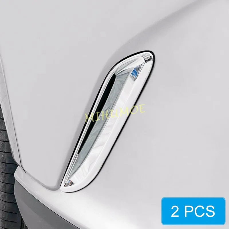 For Lexus RX 350 350h 450h+ 500h 2023 2024 2025 Rear Bumper Air Vent Covers Decoration Glossy Chrome Car Accessories
