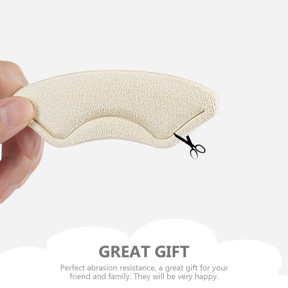 مكافحة ارتداء كعب الحصير منصات الأحذية غير مرئية للكعب العالي أحذية رياضية الصنادل دائم كعب السيطرة ذاتية اللصق حماية القدم #1