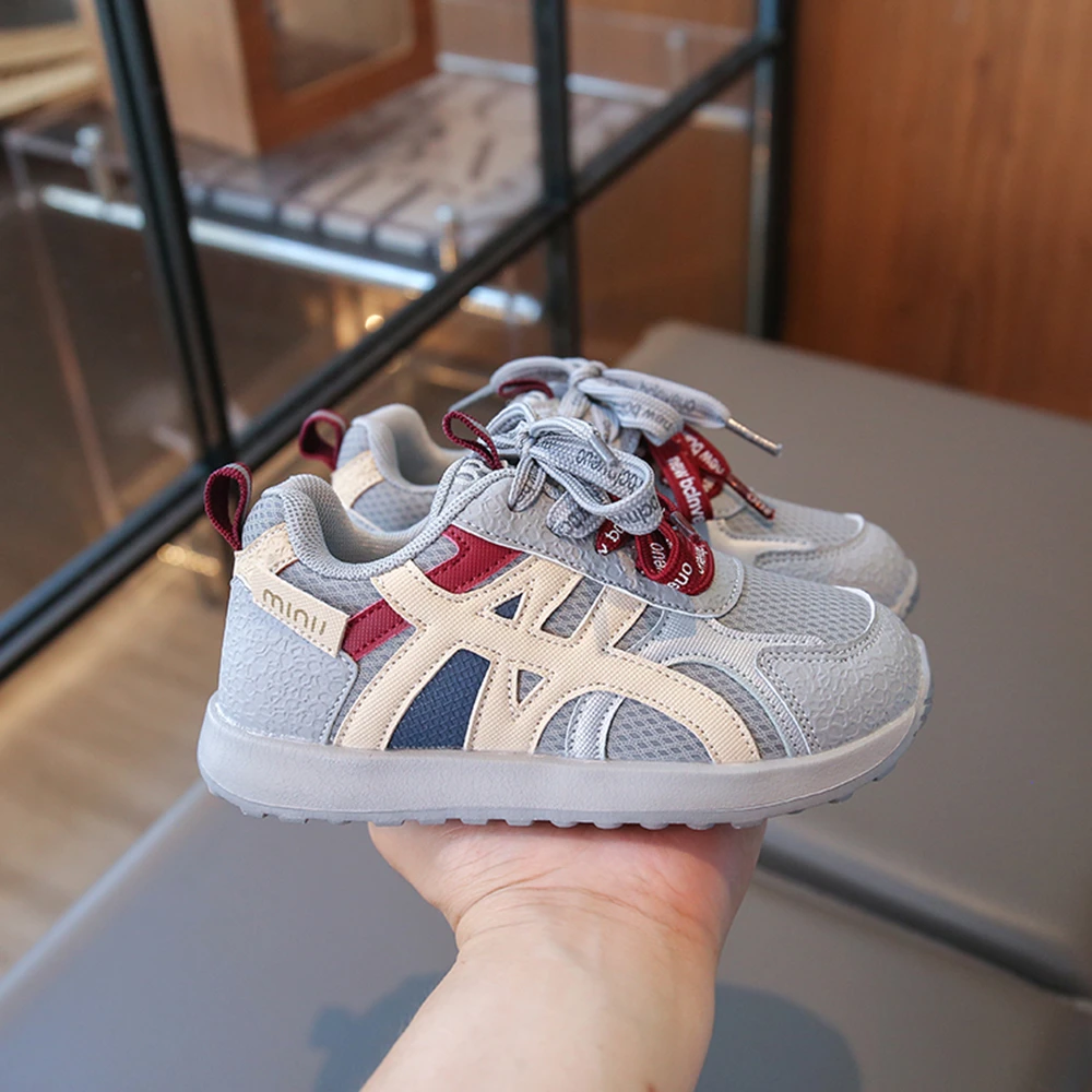 

Детские спортивные кроссовки для девочек и мальчиков, весна-осень, новая модель, дышащие, сетчатые, нескользящие, повседневные, для школьников, для занятий спортом