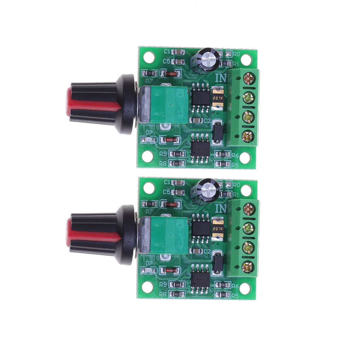 

2A Pwm Motor Controller Dc 1.8V 3V 5V 6V 12V Overcurrent -On Led Self-Recovery Fuse Speed Switch Motor Control