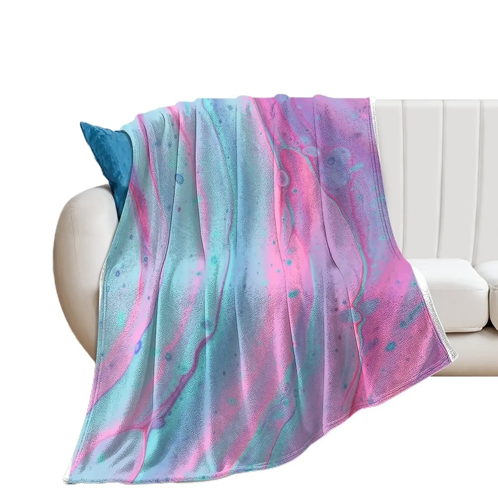 

Liquid Swirl Abstract Pattern Throw Blanket Luxury Brand Sleeping Bag Plaid on the sofa Blankets