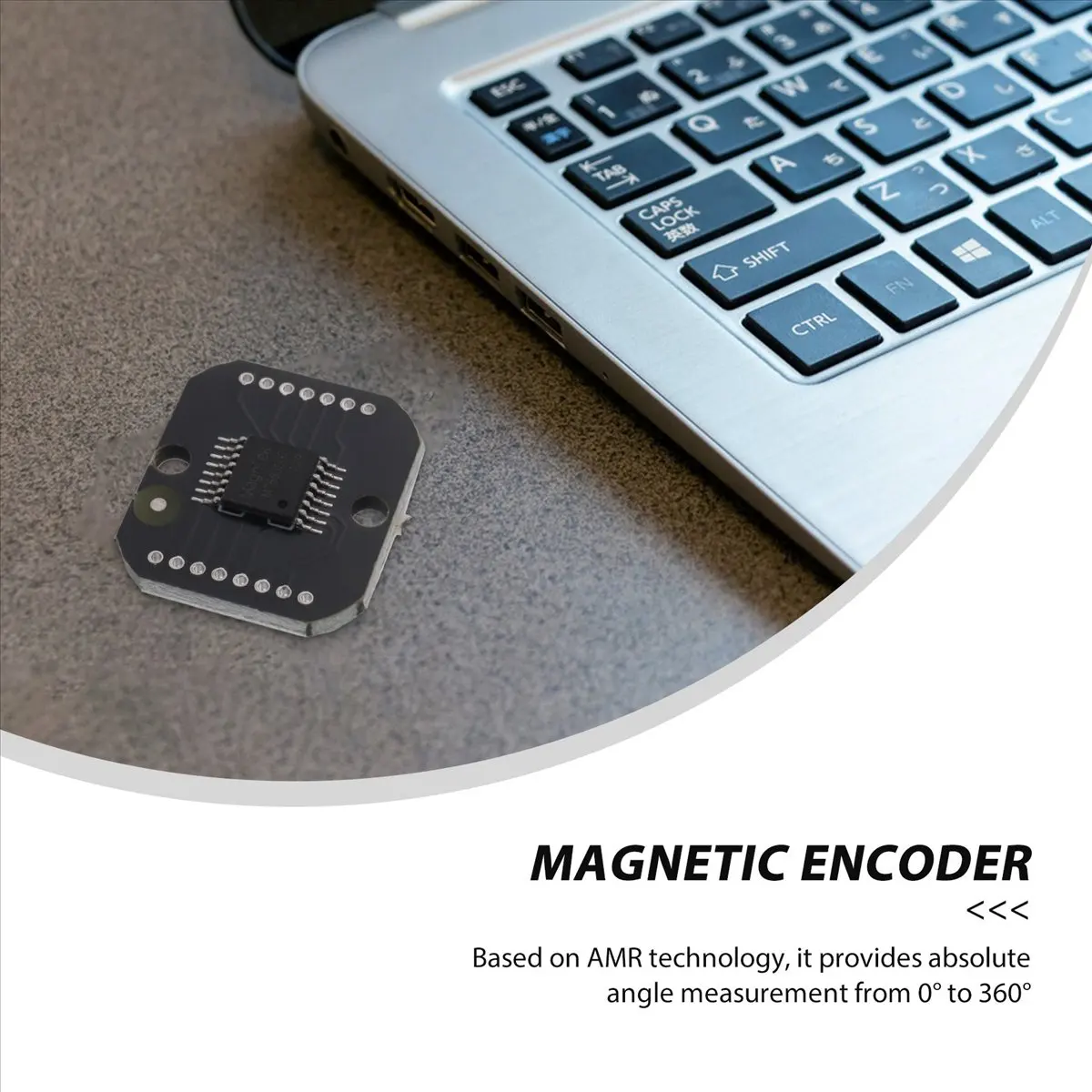 [B63C] Moduł enkodera magnetycznego MT6835 PWM/SPI do silników bezszczotkowych, enkoder 21-bitowy, może zastąpić AS5048 — zdjęcie produktu 4