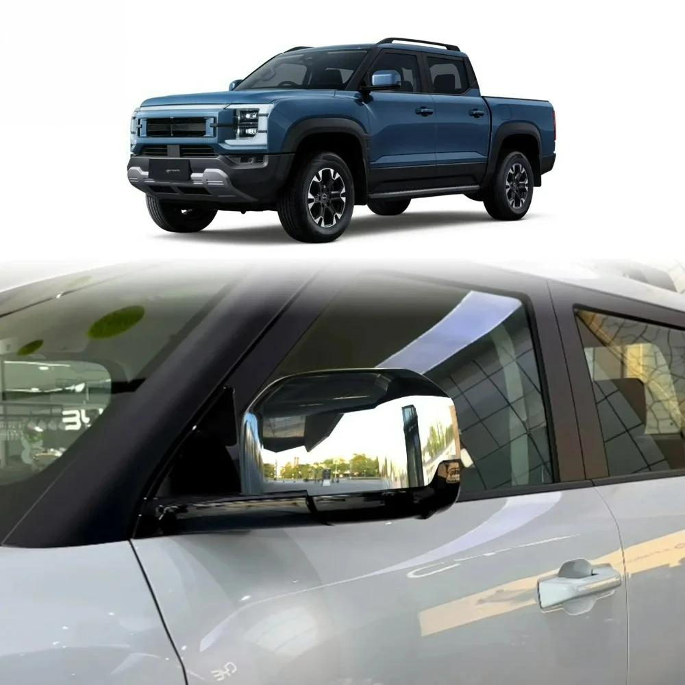 

For BYD Shark 6 2024 2025 ABS Car Exterior Rearview Side Mirror Cover Wing Cap Exterior Door Rear View Trim Car Accessories
