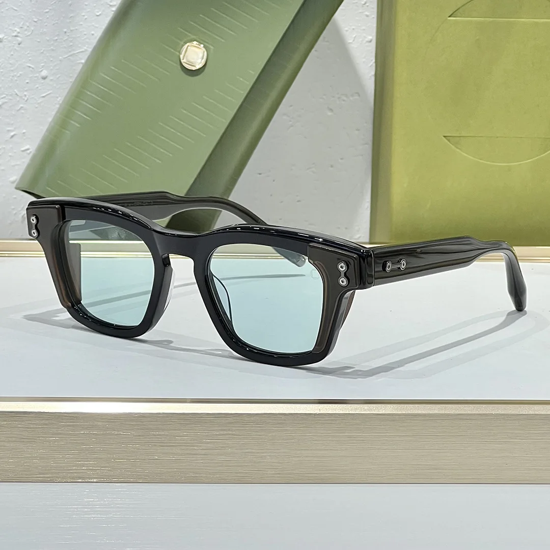 Belight البصرية اليابان فريد الحرفية 8.0 مللي متر رشاقته اليدوية خلات الرجال النساء خمر النظارات الرجعية وصفة طبية عدسة AKS-104