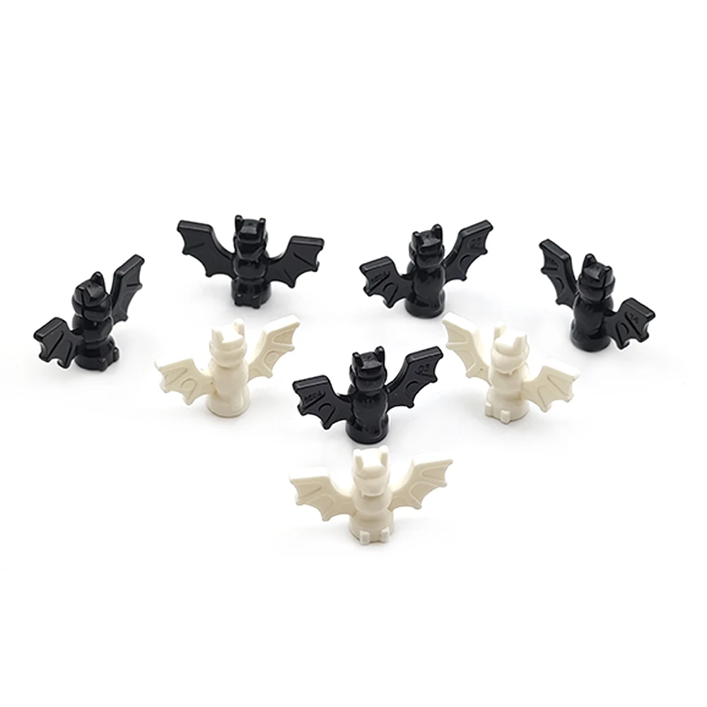 Animal Building Blocks MOC Bird Eagle White Pigeon Bat Flamingos Owl Penguin Swan Crow Woodpecker Flying Animal Scene DIY Toy