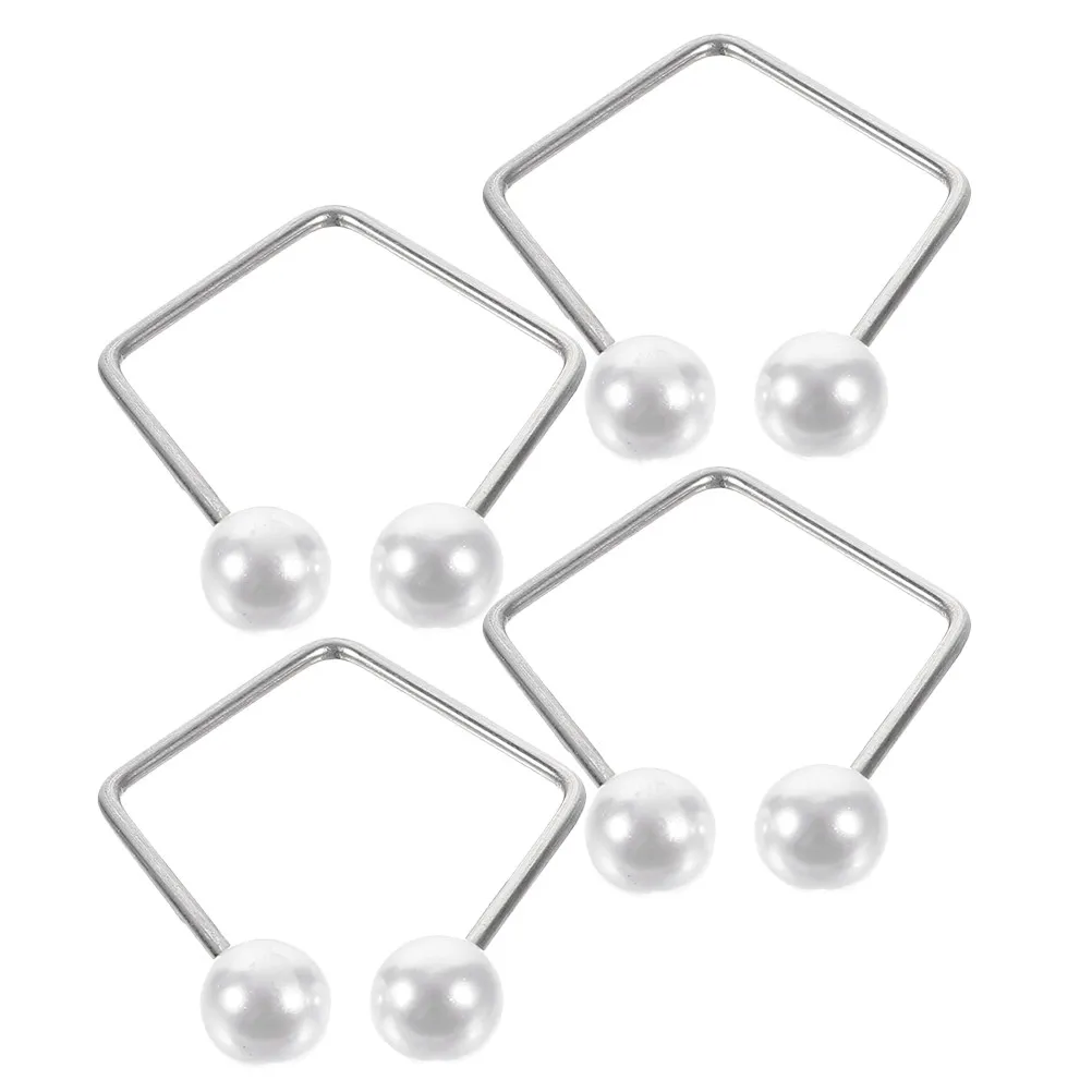 4Pcs Face Dimples Generator Stainless Steel Adjustable Trainer for Cheeks Facial Exerciser Tool Metal Dimples Maker