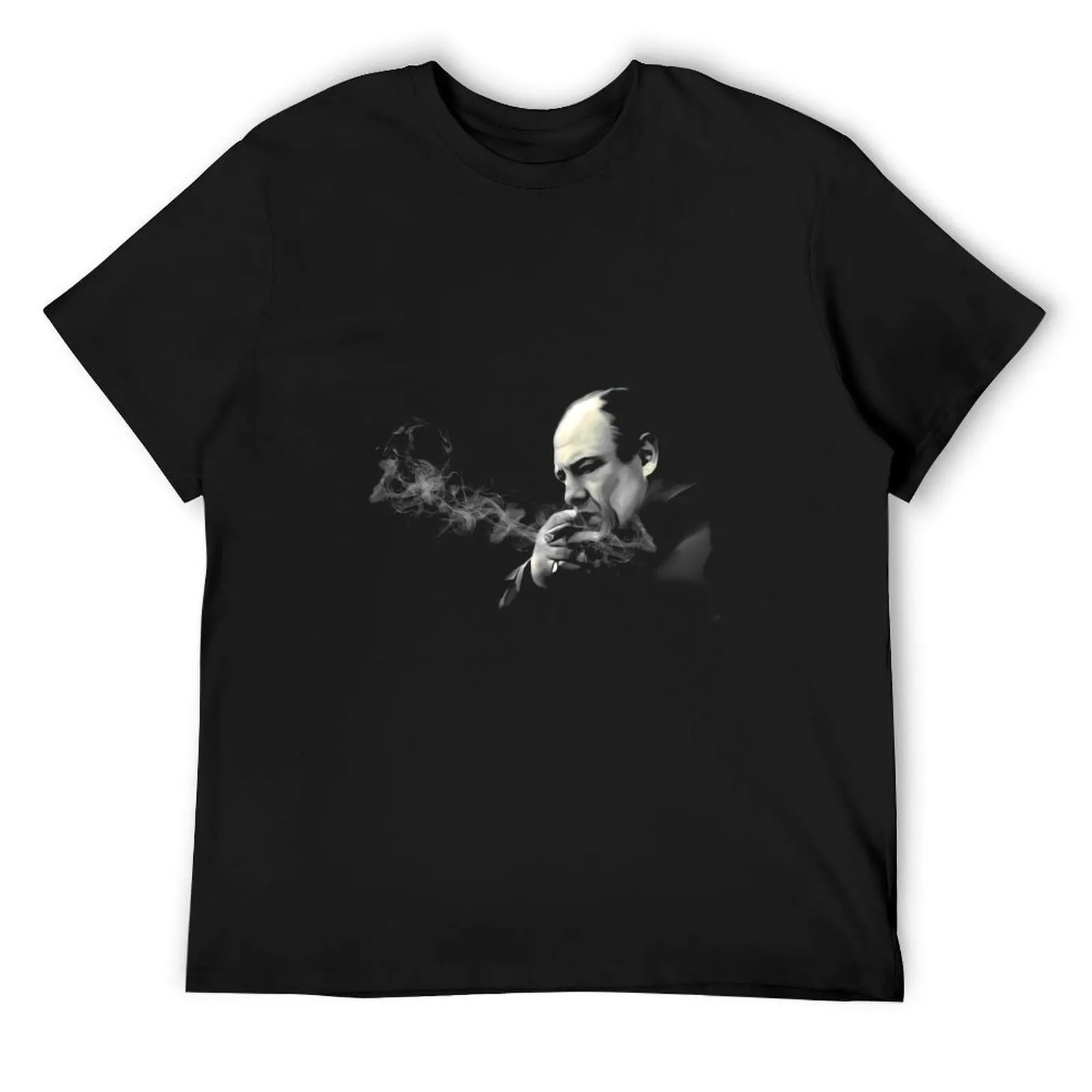 Tony Soprano Smoking A Sigar 50 T-Shirt blacks quick-drying t shirt men 100℅ cotton