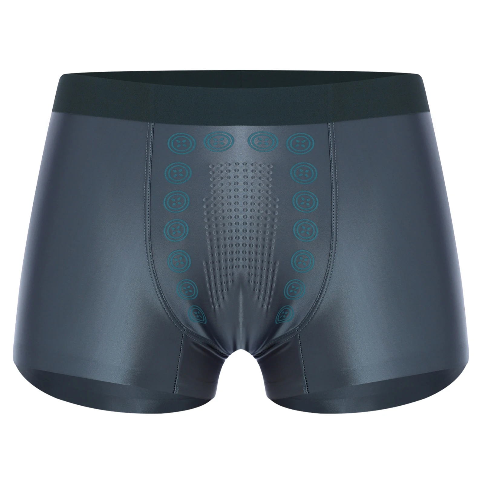 

Мужские трусы-боксеры из ледяного шелка с эластичным поясом, выпуклая сумка, атласное нижнее белье, шорты, бесшовные плавки, трусики, мягкие удобные шорты