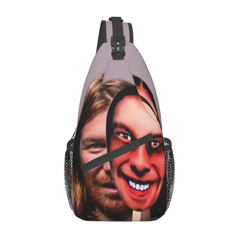 

Personalized Aphex Twin Sling Bag Men Fashion Shoulder Crossbody Chest Backpack Travel Hiking Daypack