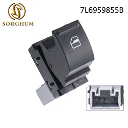 SORGHUM Window Power Switch Button 7L6959855B 1K0959855 For VW Golf MK5 6 Passat B5 Jetta B6 Amarok Sharan Tiguan Touran Touareg