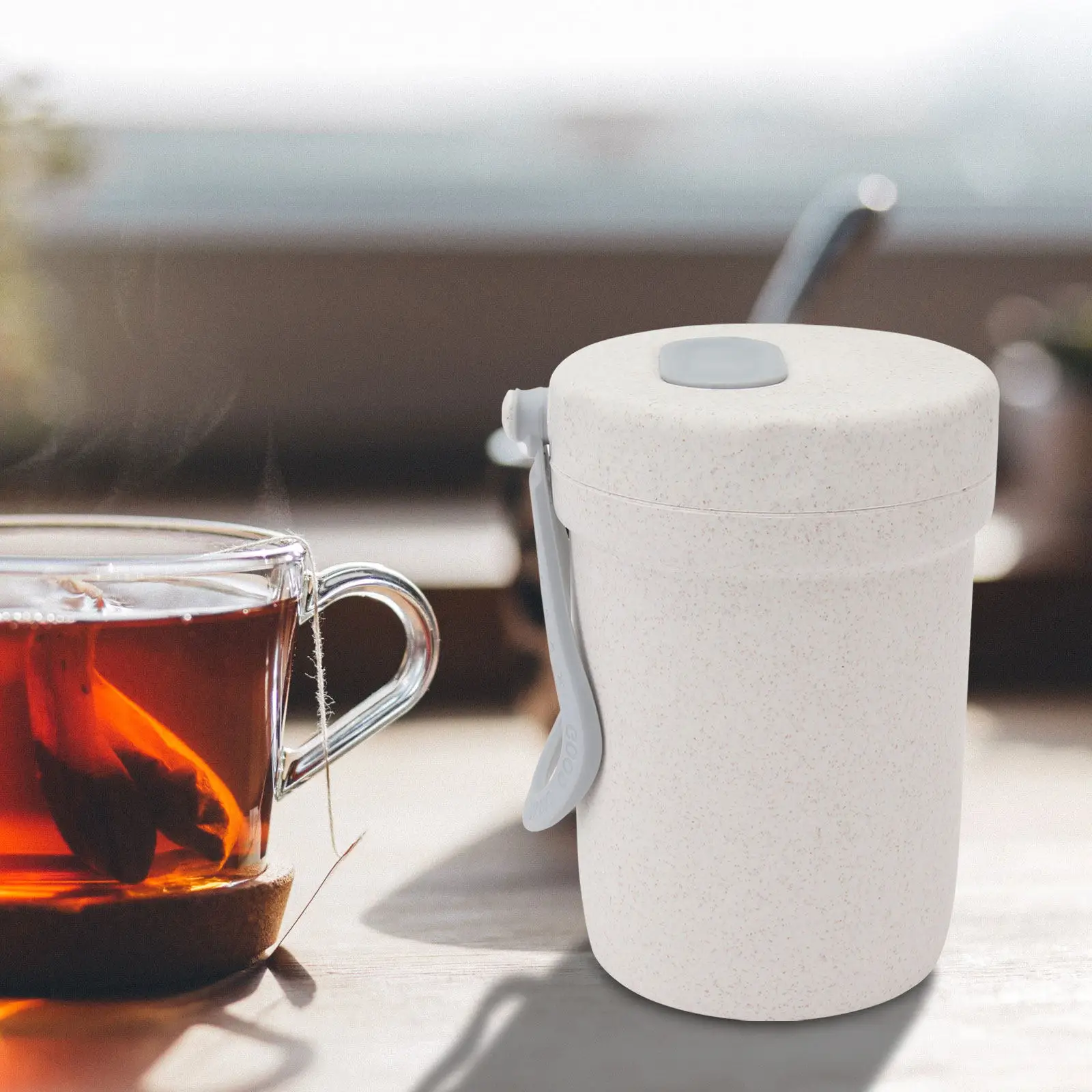 1Pcs Insulation Cup Leakproof Silicone Seal Portable Lightweight Vacuum Cup Winter Thermal Insulated Water Mug Outdoor Travel