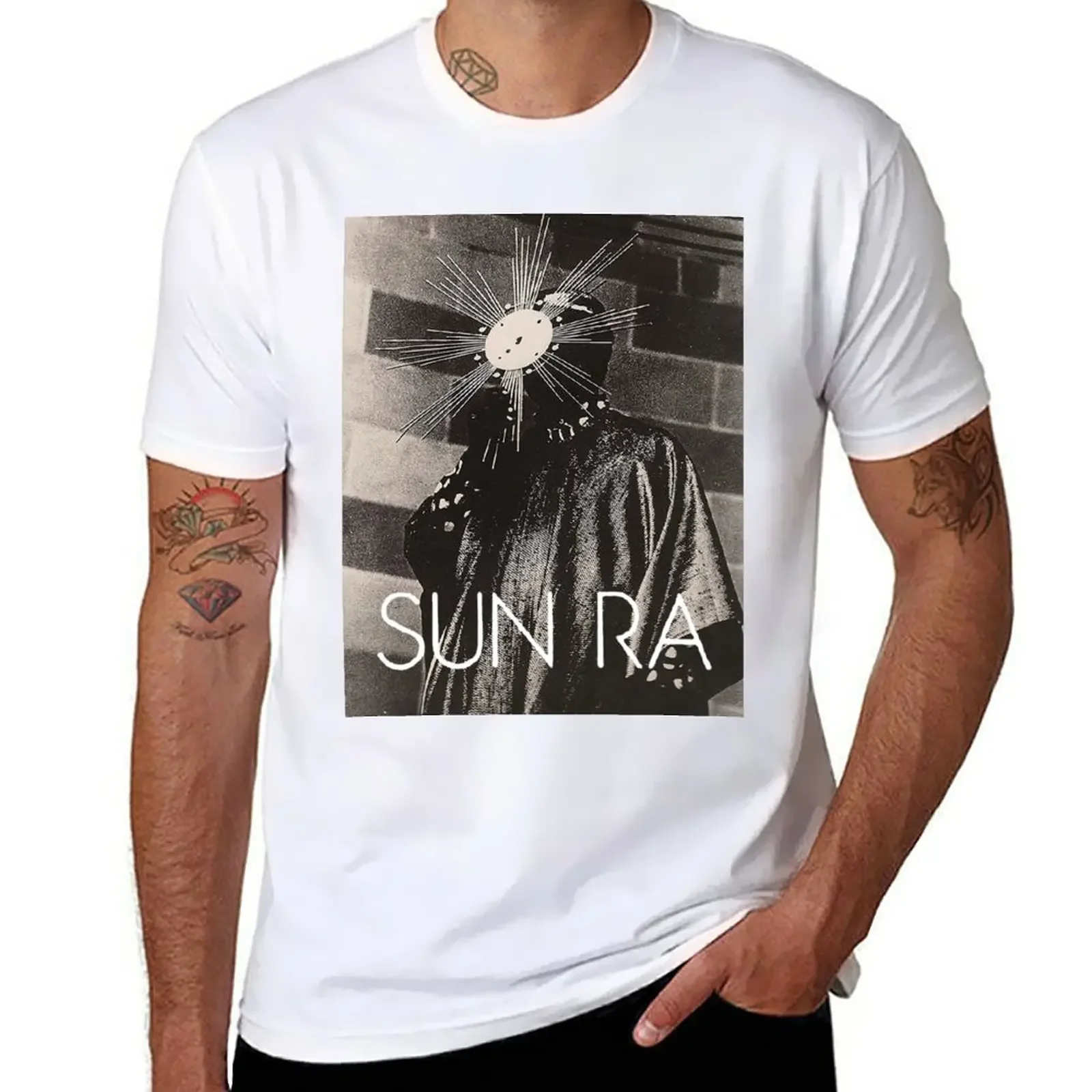 

Sun Ra T-Shirt customizeds tops t shirts for men cotton