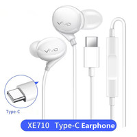 New XE710 3.5mm/Type C Wired Earphone HiFi Sport Headphones with mic for Vivo S12 X9 Plus X50 X20 X21 X23 S7 S9 S15 IQOO 10 Neo7