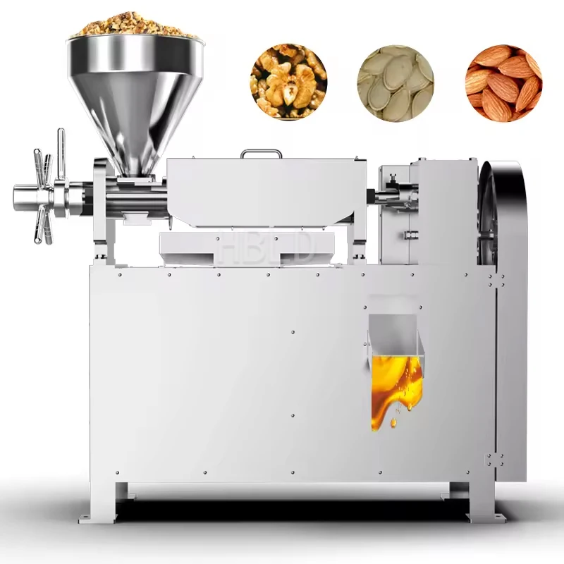 High Quality Oil Press, Fully Automatic Peanut, Sesame, Coconut Oil Manufacturing Machine, Commercial Olive Oil Extraction