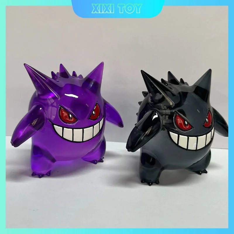 Pokemon Gk Snorlax Gengar figura de acción de Anime transparente escritorio coleccionable Gk estatua juguete ornamento modelo niños regalo de cumpleaños